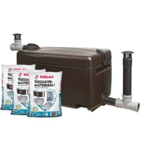 Filtre à eaux grises Biolan Light + 3 x Sac de matériau filtrant pour filtres eaux grises